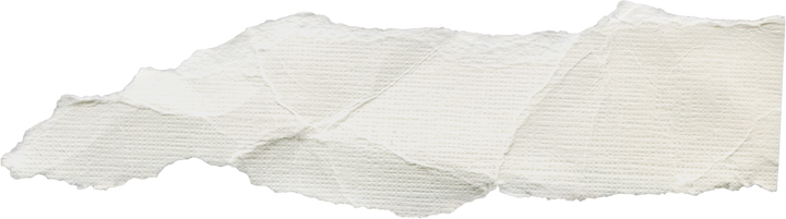 Scrap of Crumpled White Paper