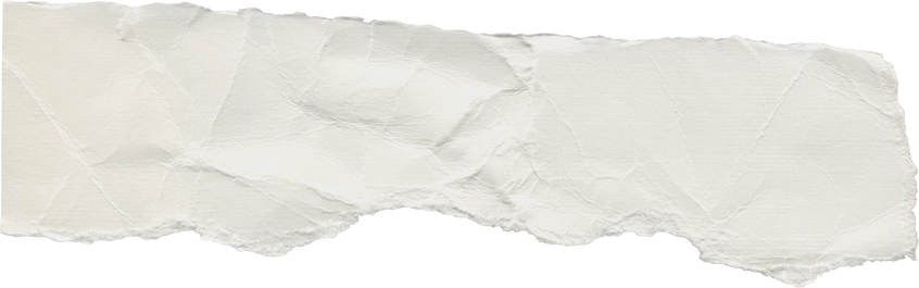 Scrap of Crumpled White Paper